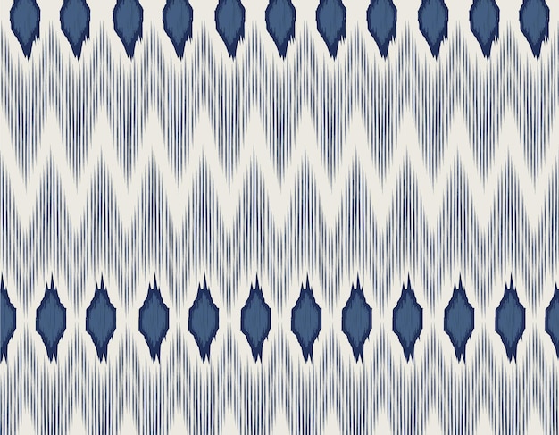 Ikat geometrische textiel Naadloos patroon door tribale ikat motieven Etnisch handwerk patroon abstracte vector Ikat stof traditionele weefstijl ontwerp voor kussen stof kleding tapijt gordijn