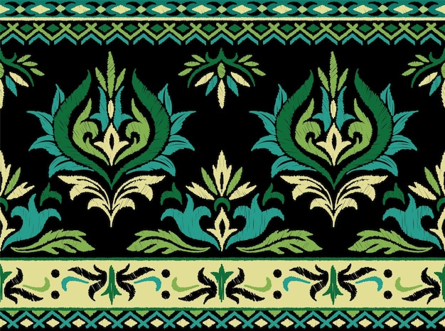 Ikat naadloze patroon vector