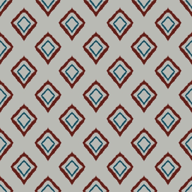 Ikat seamless batik fabric decoration pattern background decoration Asian modern fashion art designxA