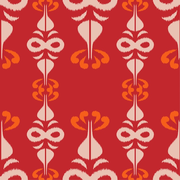 Ikat seamless pattern  as cloth