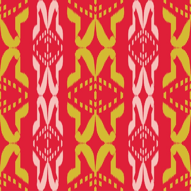 Ikat Seamless Pattern Design