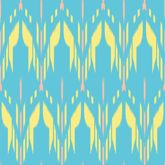 Ikat seamless pattern design