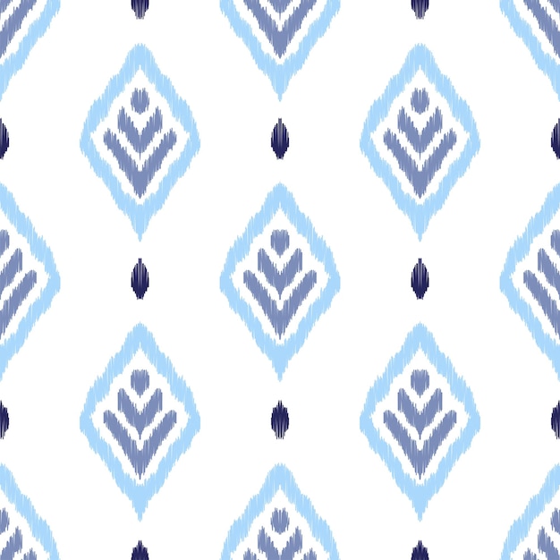 Ikat seamless pattern Fancy textile design