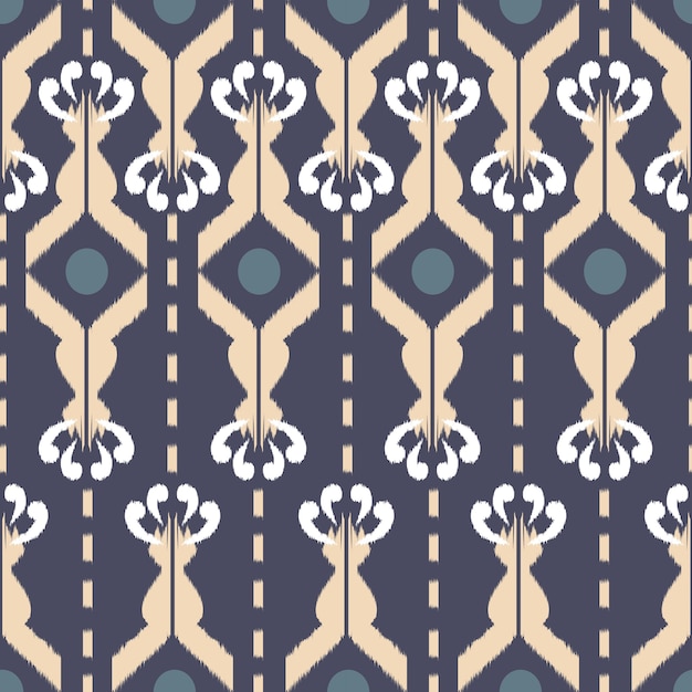 Ikat seamless pattern  