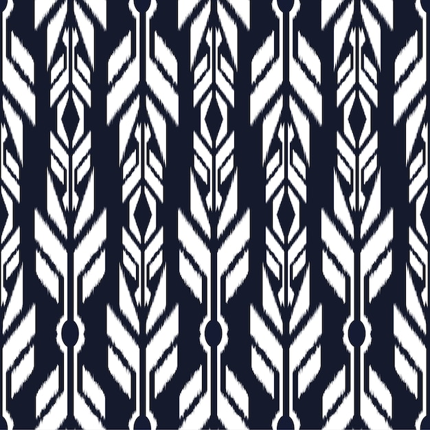 Ikat seamless pattern 