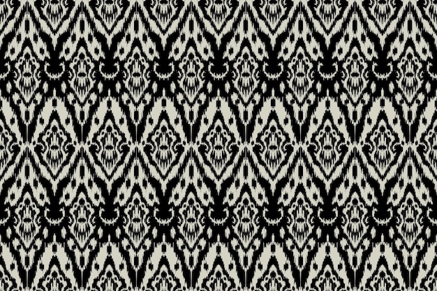 Ikat tribal Indian seamless pattern Ethnic Aztec fabric carpet mandala ornament native boho chevron