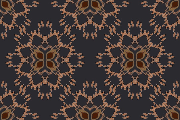 Ikat tribal Indian seamless pattern Ethnic Aztec fabric carpet mandala ornament native boho chevron
