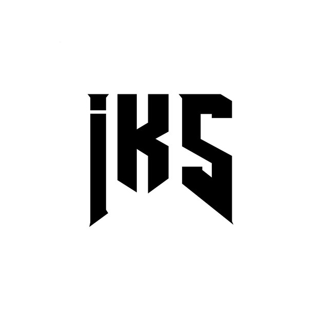 iks letter logo design for technology company iks logo design black and white color combination iks logo iks vector iks design iks icon iks alphabet iks typography logo design