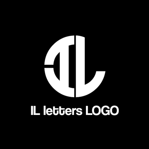 IL letters vector logo design