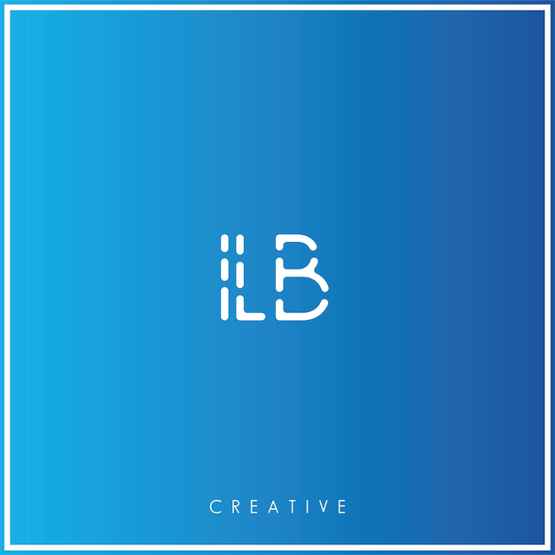 ILB Premium Vector Latter Logo Design Creative Logo Vector Illustration Logo Creative Monogram