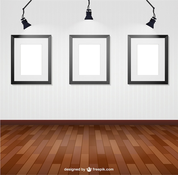 Illuminated wall frames
