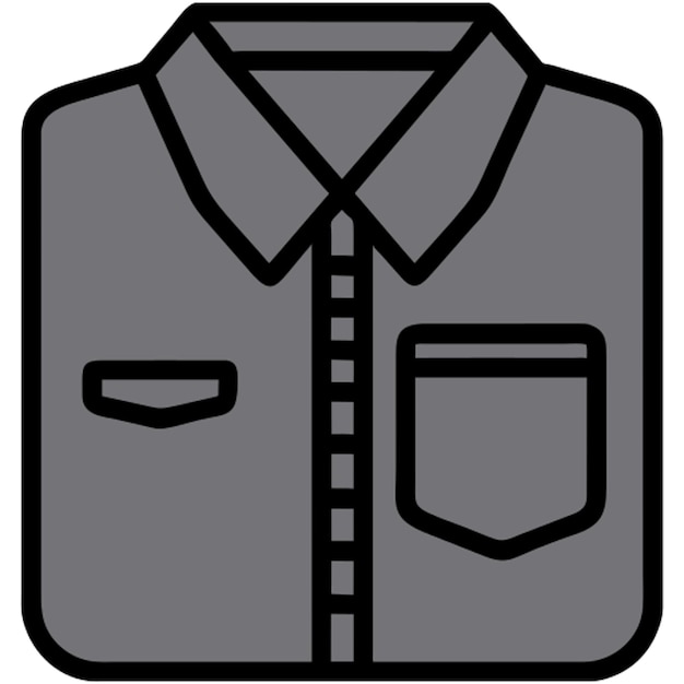 Illustrate an icon for shirt icon