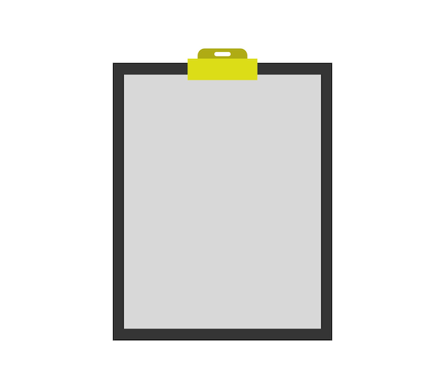 Illustrated clipboard