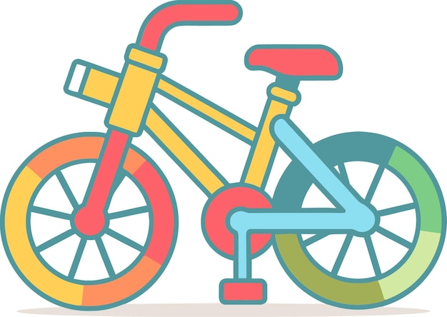 Illustrated Cycling Safety Vector Bicycle Pump Vector Graphic