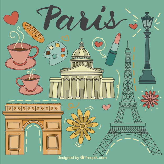 Illustrated paris elements