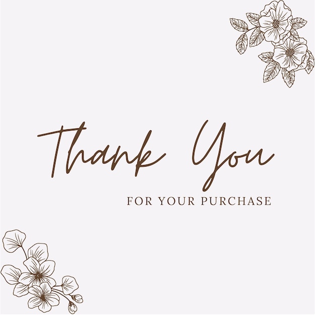 illustrated thank you instagram post