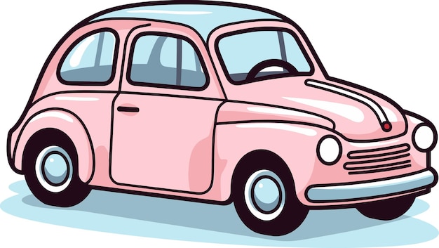 Vector illustrated vector depictions of classic cars vectorized designs of conceptual automobiles
