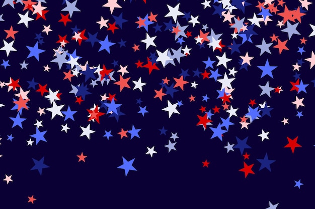 Illustratie achtergrond van confetti