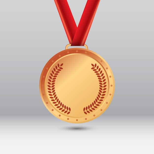 Illustratie: Bronzen medaille