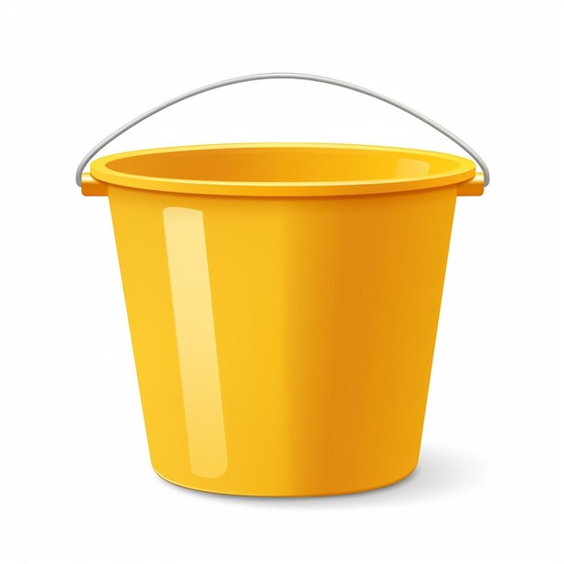 illustratie emmer vector ontwerp geïsoleerd object plastic pictogram container apparatuur leeg