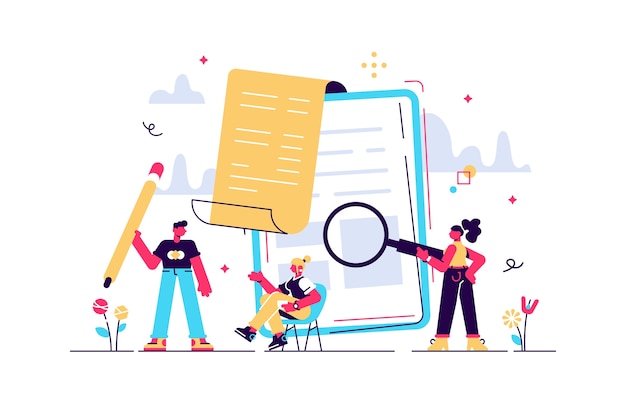 Illustratie in plat ontwerp