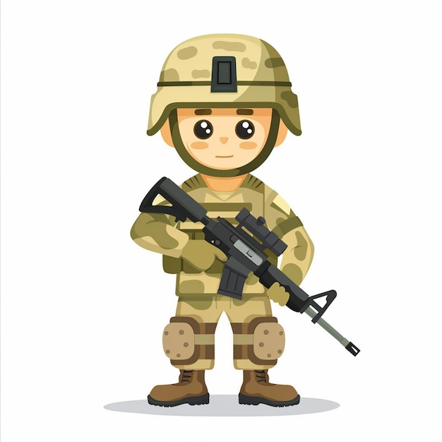 illustratie leger soldaat militaire vector ontwerp achtergrond oorlog vrijheid geschiedenis kracht gra
