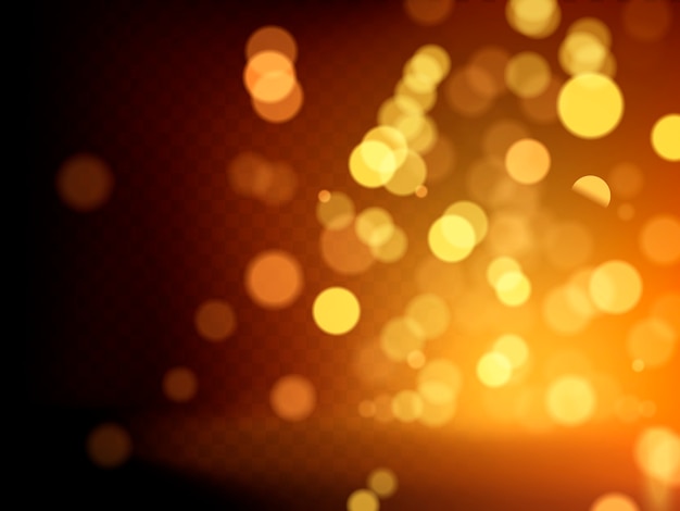 illustratie met glinsterende gouden poeder en warm licht