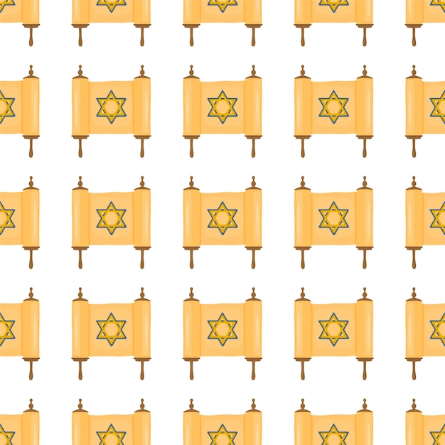 Illustratie over het thema grote gekleurde patroon torah