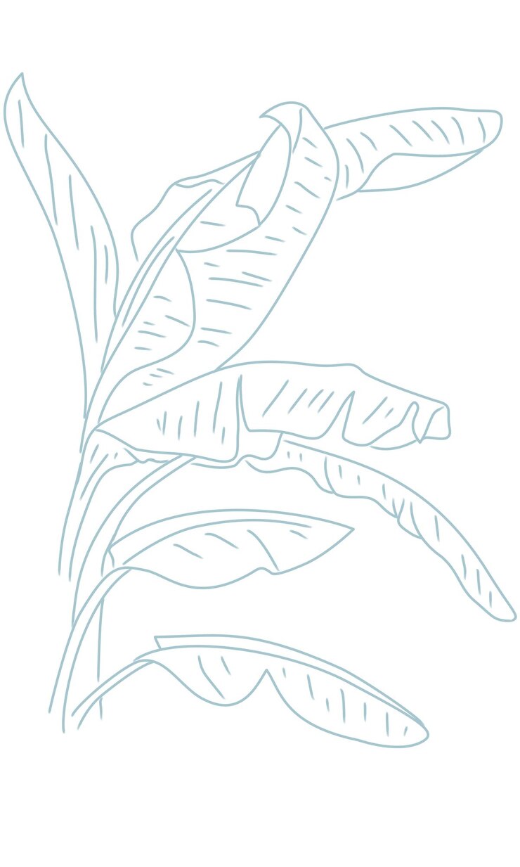 Vector illustratie postzegel sticker icoon ontwerp bloemen element plant bloem blad tekening