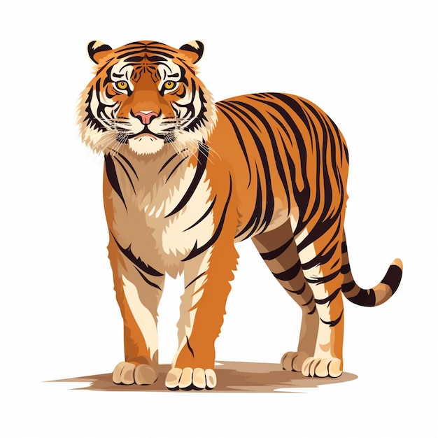 Vector illustratie tijger vector dier ontwerp chinese decoratie grafisch azië china symbool azië