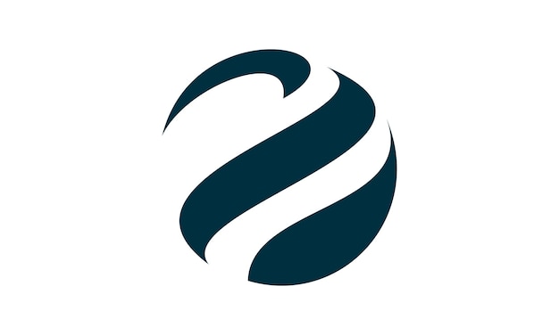 Illustratie van abstract globe-logo
