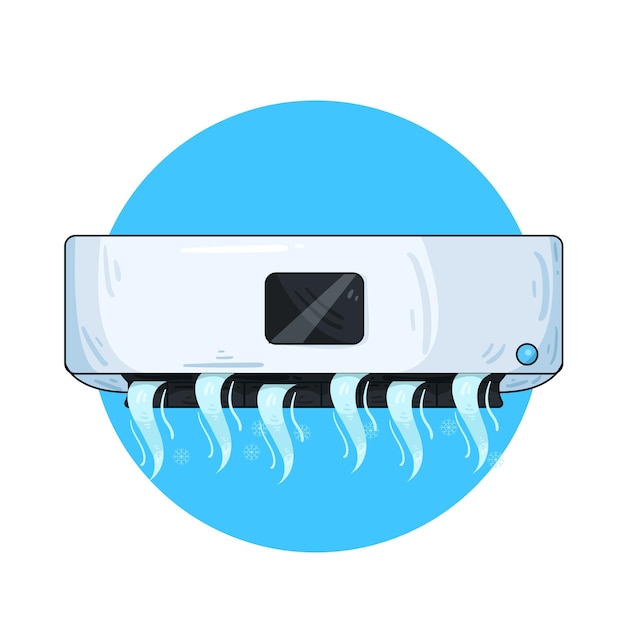 Vector illustratie van airconditioner