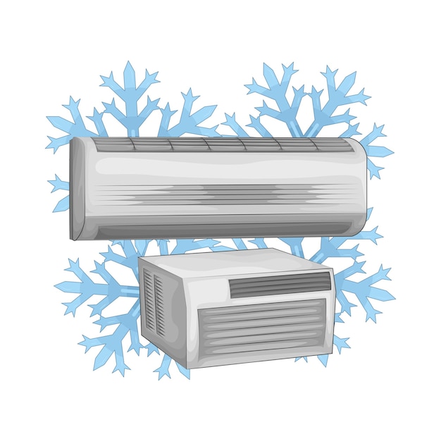 Illustratie van airconditioner