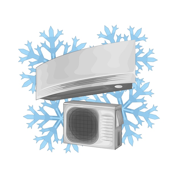 Vector illustratie van airconditioner