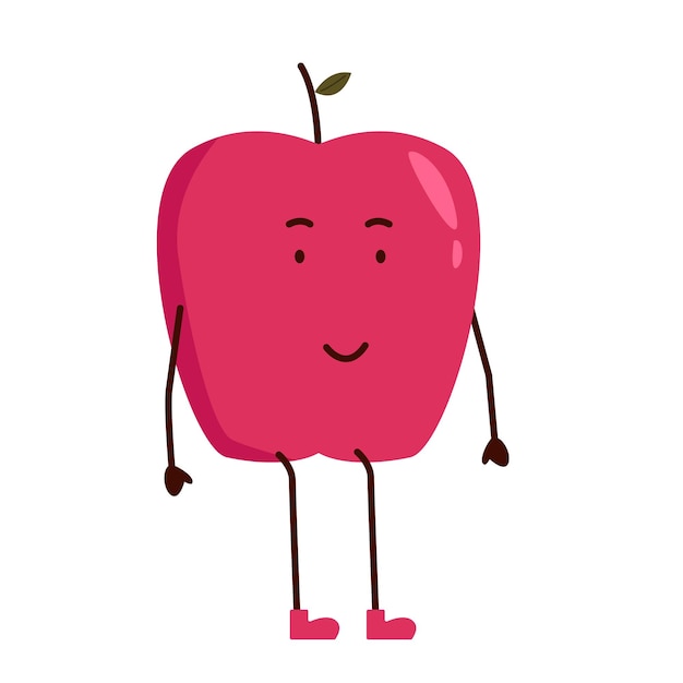 Illustratie van Apple-personage