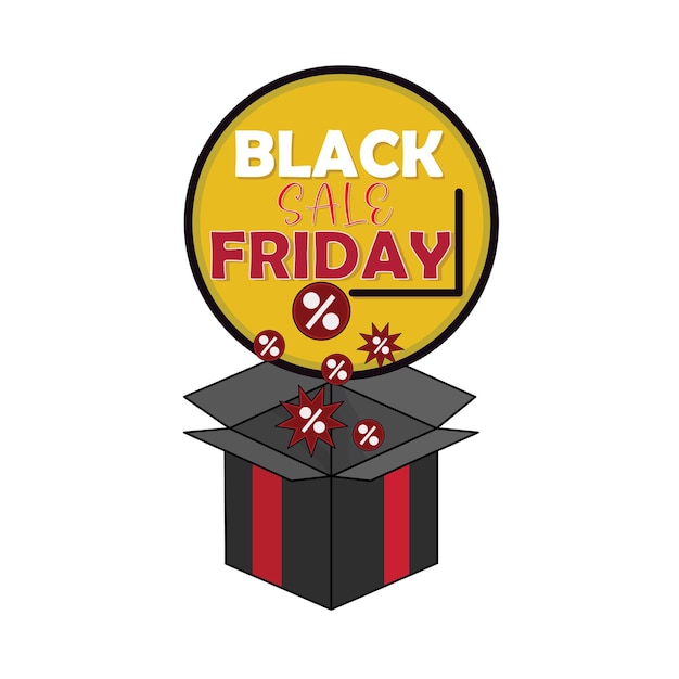 Illustratie van Black Friday