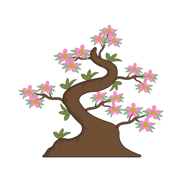 Vector illustratie van bonsai