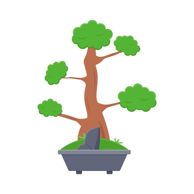 Illustratie van bonsai