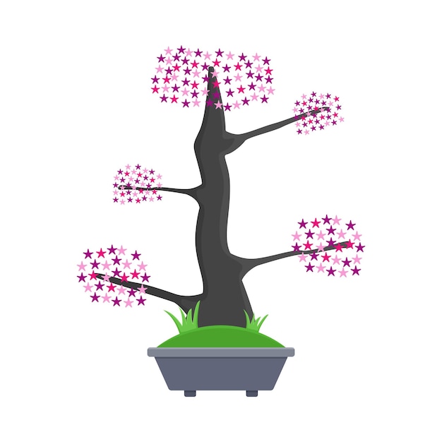 Vector illustratie van bonsai