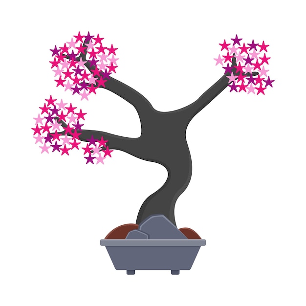 Illustratie van bonsai