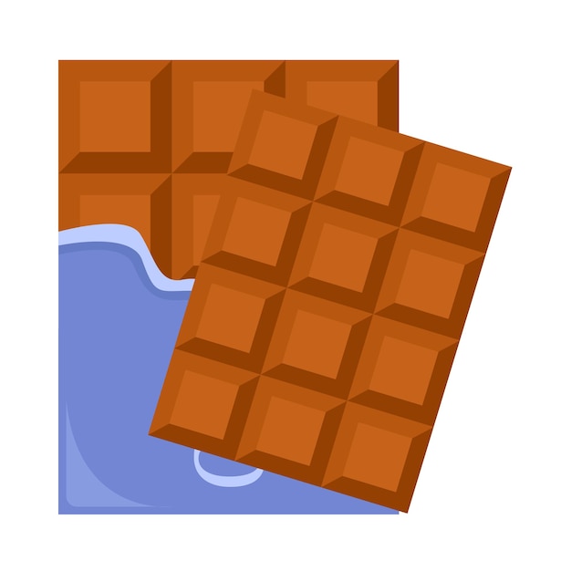 Illustratie van chocolade