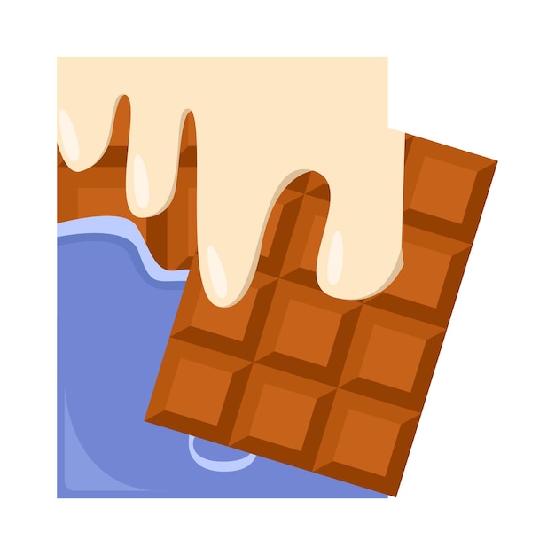 Illustratie van chocolade