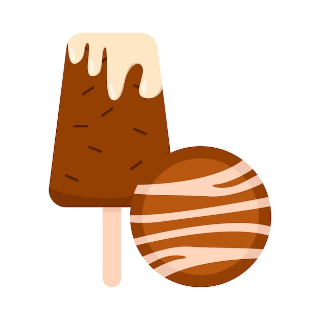 Illustratie van chocolade