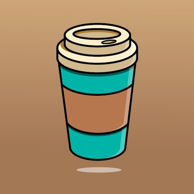 Illustratie van Coffee Cup - Coffee Cup Vector - Coffee Cup Tekening