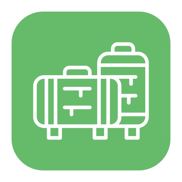 Illustratie van de bagagevector