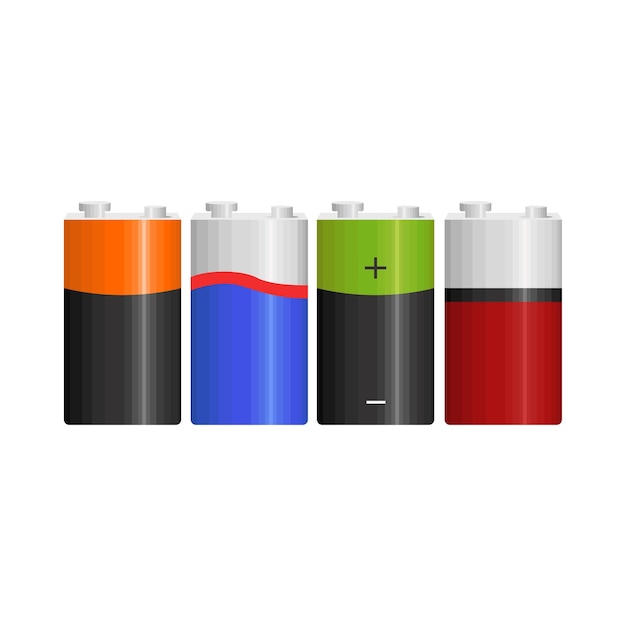 Illustratie van de batterij