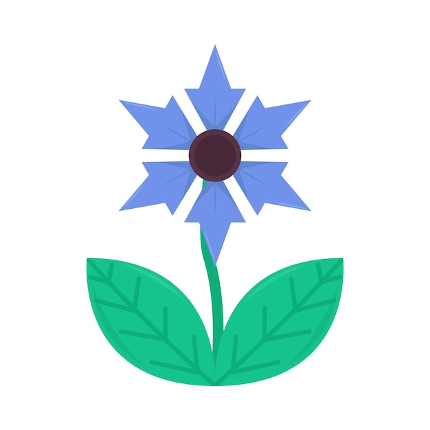 Vector illustratie van de bloem