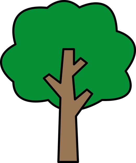 Vector illustratie van de boom