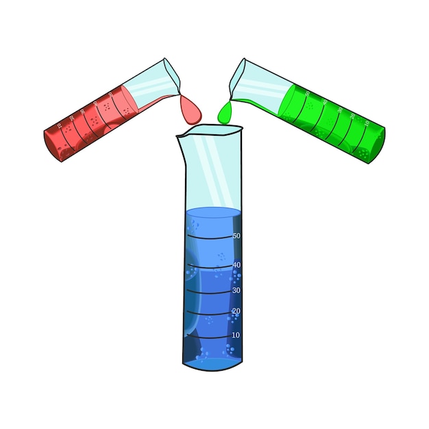 Illustratie van de chemie