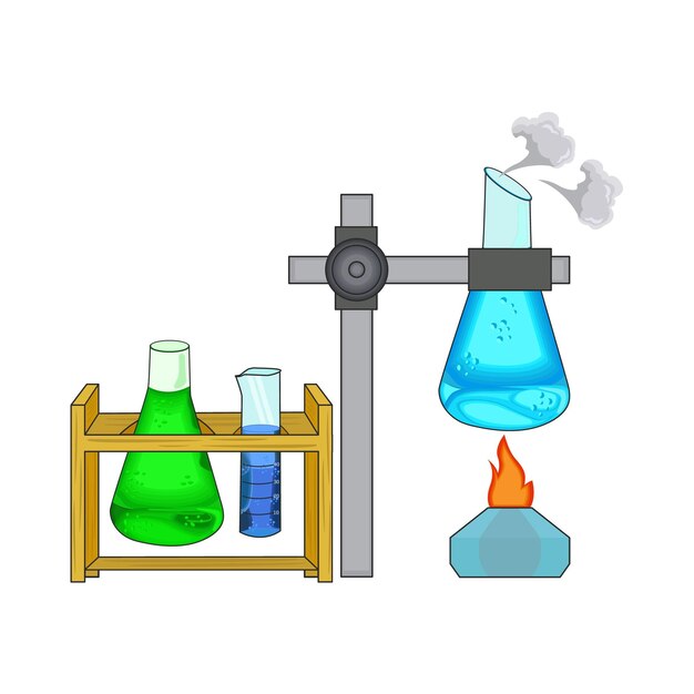 Illustratie van de chemie